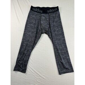 adidas Climalite Men’s Compression Tights – Size Large – Black – Athletic